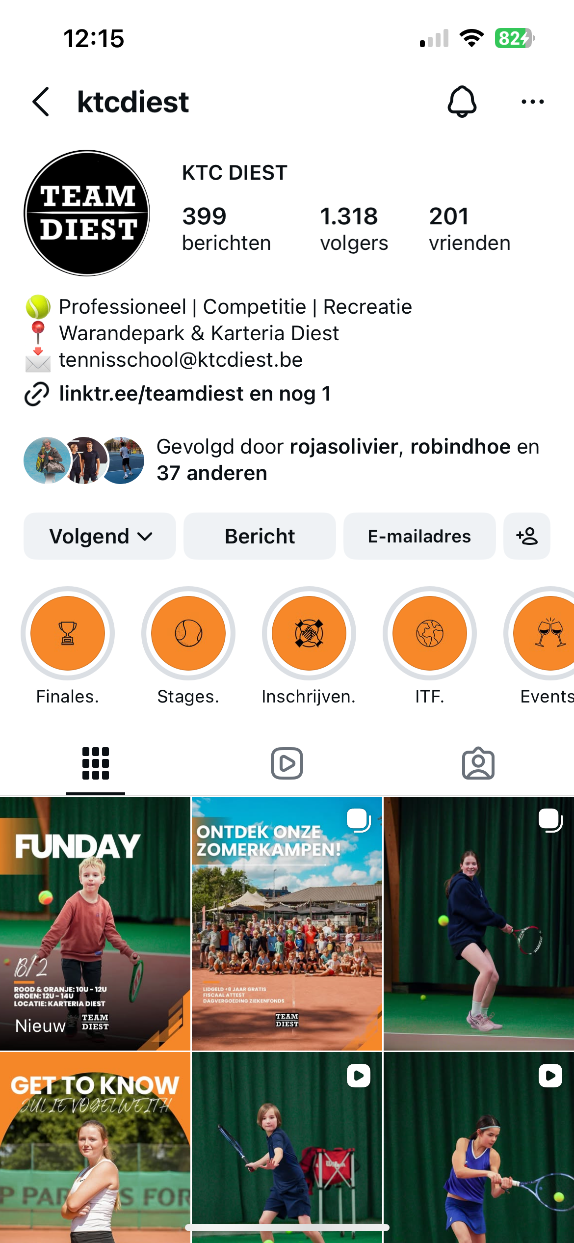 Instagram KTC Diest